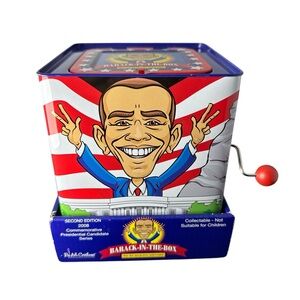 Barack obama Jack in the box collectable 2nd edition Barack-In-The-Box